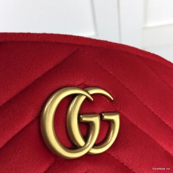 First bag ru Bag Belt Gucci GG Marmont 0807